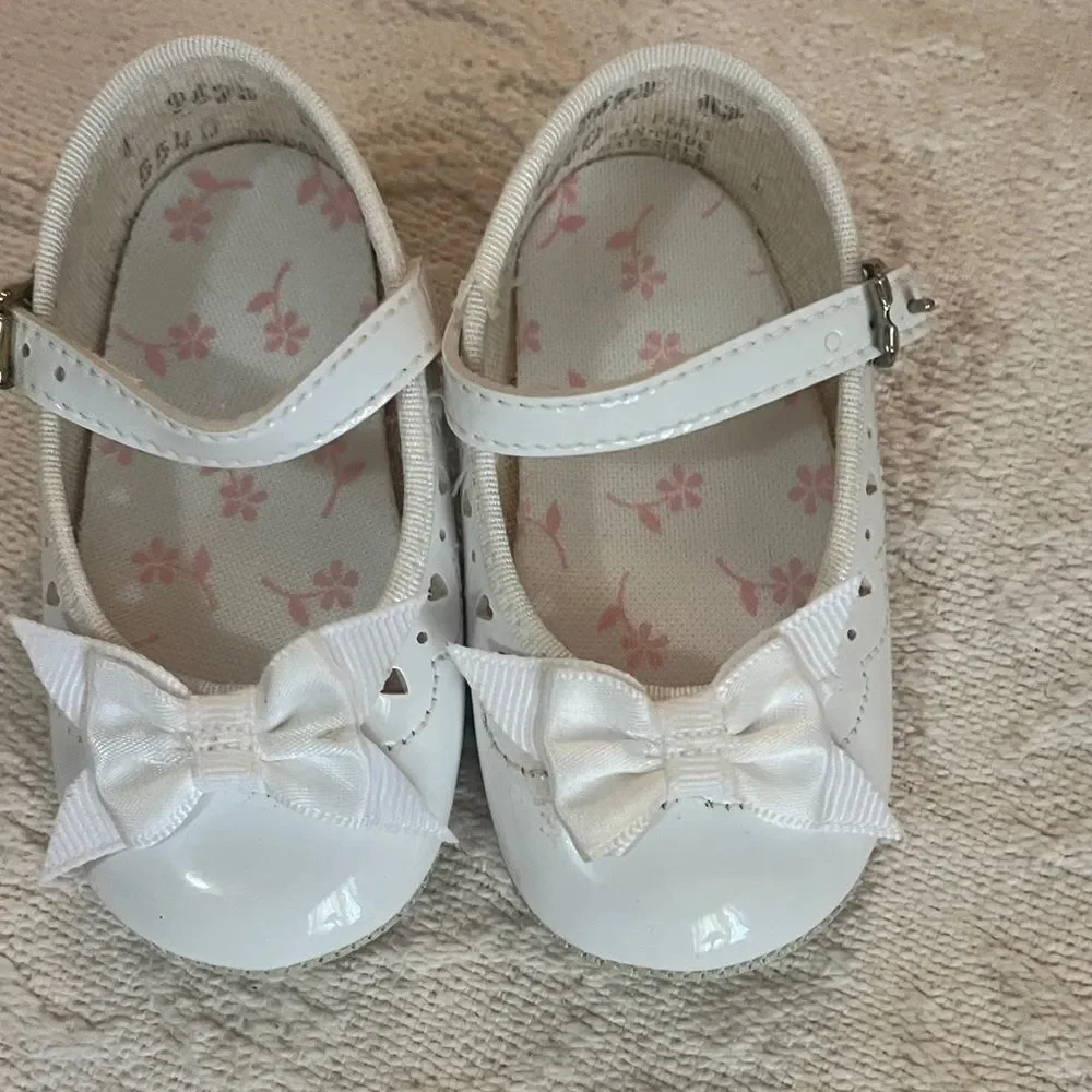 Baby white shoes